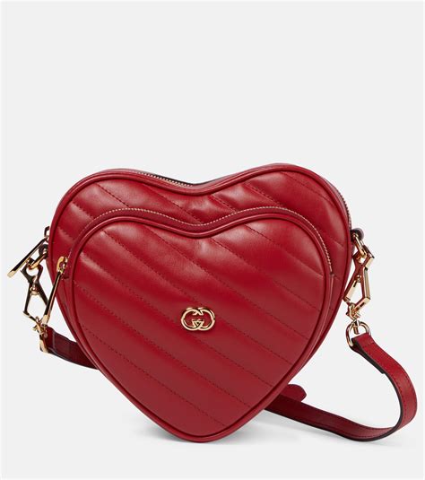 red heart gucci bag